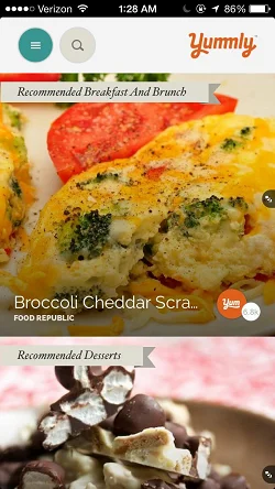 Yummly Recipes & Grocery Shopping List  