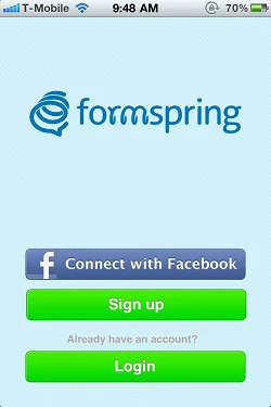 Formspring  登录