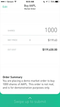 Robinhood - $0 Commission Stock Trading  结算