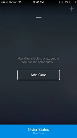 Coin - All Your Cards One App  空状态