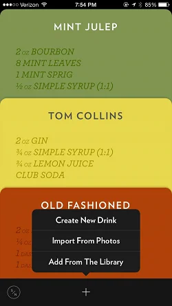 Highball - Share and Collect Cocktail Recipes  浮层