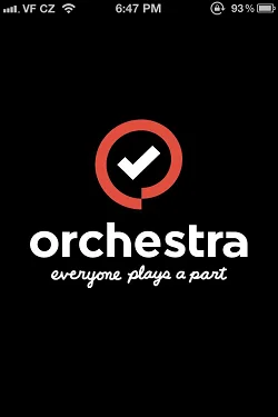 Orchestra To-do  启动页