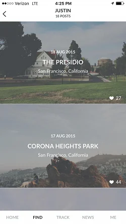 Wander Co – Location-based Photo Journals  
