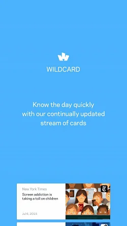Wildcard - Know the Day in News and Entertainment  特性介绍