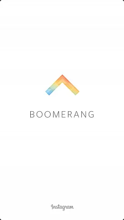 Boomerang from Instagram  启动页