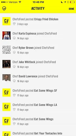 ChefsFeed  订阅