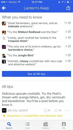 Foursquare - Find Restaurants Bars & Deals  评论