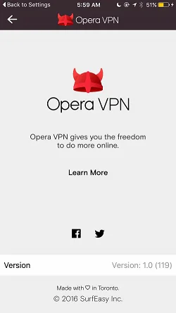Opera VPN: Free unlimited ad blocking VPN  