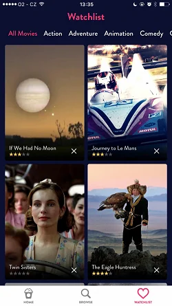 Popcorn: discover your new favourite movie  列表