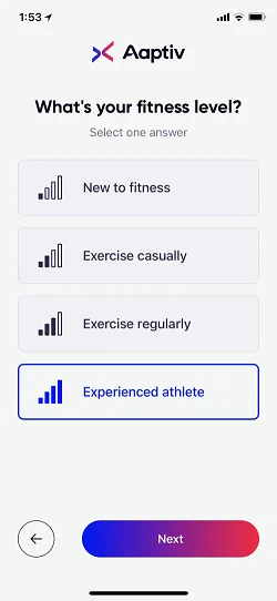 Aaptiv: #1 Audio Fitness App  注册