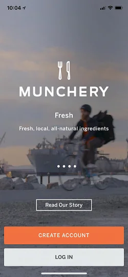 Munchery - Fresh Food Delivery  启动页