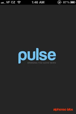 Pulse: Your News Blog Magazine RSS and Social Reader  启动页