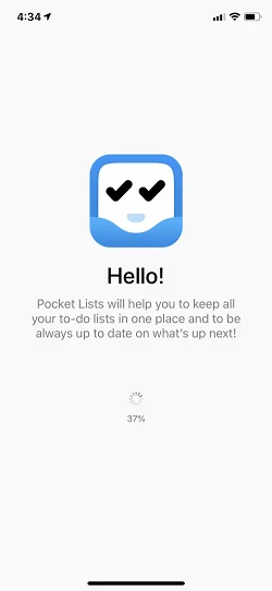 Pocket Lists: To-Do Checklist  进度条加载中加载中