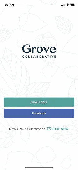Grove Collaborative  启动页