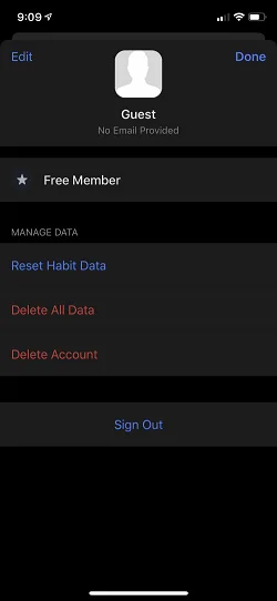 Habitify: Habit Tracker  个人账号