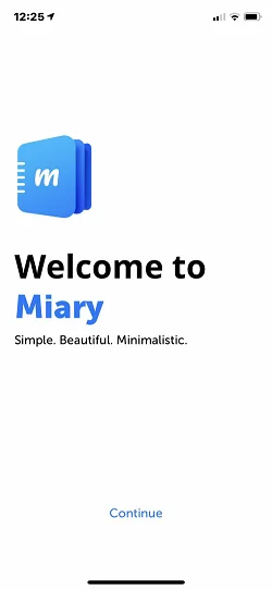 Miary: Diary & Mood Tracker  启动页
