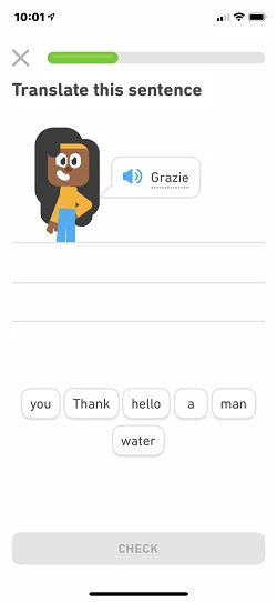 Duolingo - Language Lessons  进度条