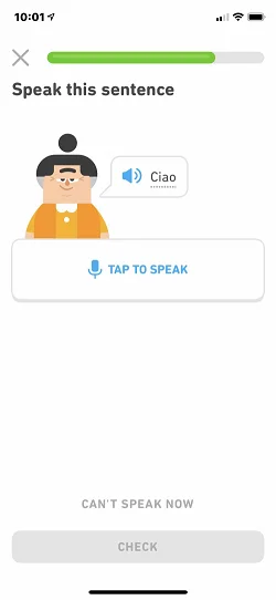 Duolingo - Language Lessons  进度条提示